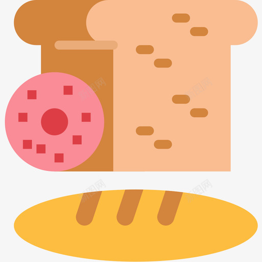 面包野餐40平的图标svg_新图网 https://ixintu.com 平的 野餐40 面包