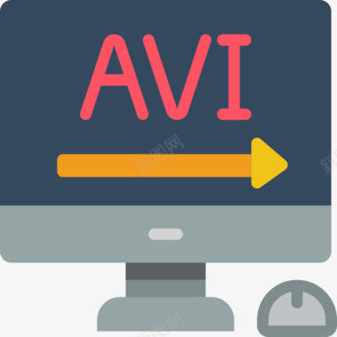 Avi视频制作8平板图标图标