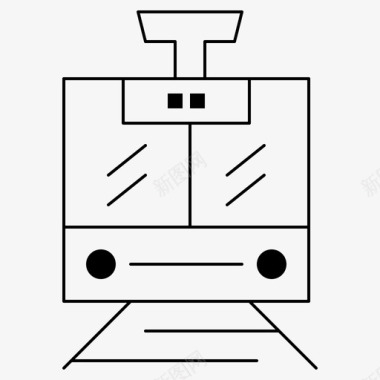 列车公共服务图标图标