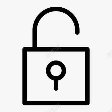 解锁私有安全图标图标