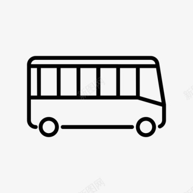公共汽车旅行交通图标图标