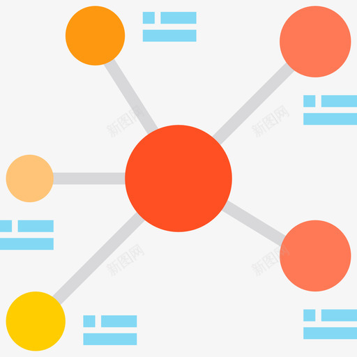 分子科学93扁平图标svg_新图网 https://ixintu.com 分子 扁平 科学