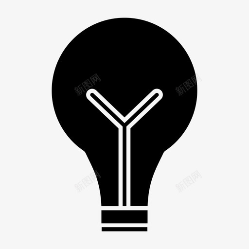 灯灯泡装饰图标svg_新图网 https://ixintu.com 家具 工程雕文 灯 灯泡 装饰