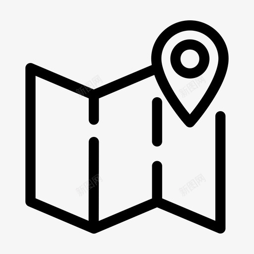 旅游线路位置旅游地图图标svg_新图网 https://ixintu.com 位置 其他 旅游 旅游地图 旅游线路