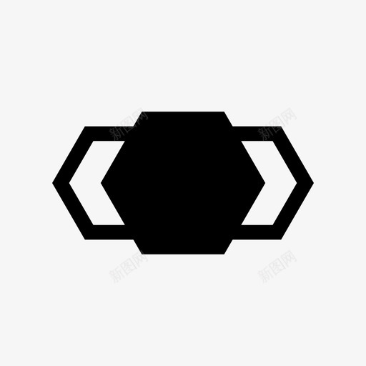 六角形六边形图案和形状图标svg_新图网 https://ixintu.com 六角形 六边形 图案 形状