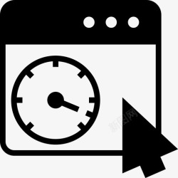 黑板墙窗口速度表箭头光标图标高清图片