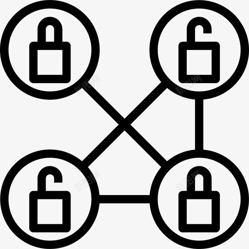 密码网络和安全5线性图标svg_新图网 https://ixintu.com 密码 线性 网络和安全5