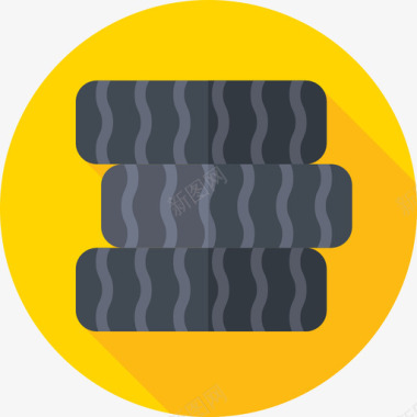 14级方程式轮胎瘪胎图标图标