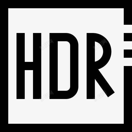 Hdr摄影和电影线性图标svg_新图网 https://ixintu.com Hdr 摄影和电影 线性