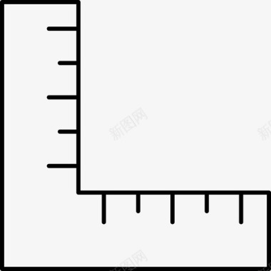 尺子教育几何图标图标
