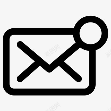 通知电子邮件信封图标图标