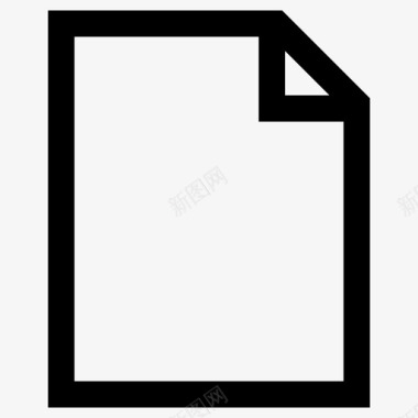 空白空白文档空白纸张图标图标
