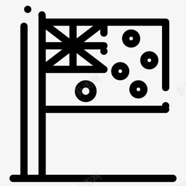 澳大利亚国家国旗图标图标