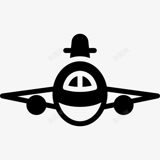 平面图飞机乘客图标svg_新图网 https://ixintu.com 乘客 平面图 运输 飞机