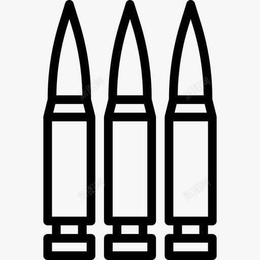 子弹陆军8号直线型图标svg_新图网 https://ixintu.com 8号 子弹 直线 线型 陆军