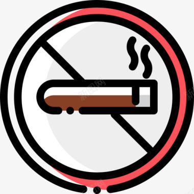 禁止吸烟47号博物馆颜色遗漏图标图标