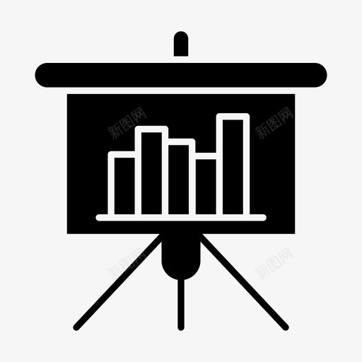 演示黑板幻灯片图标svg_新图网 https://ixintu.com 幻灯片 报告 演示 项目管理和开发 黑板