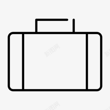 公文包集装箱行李图标图标