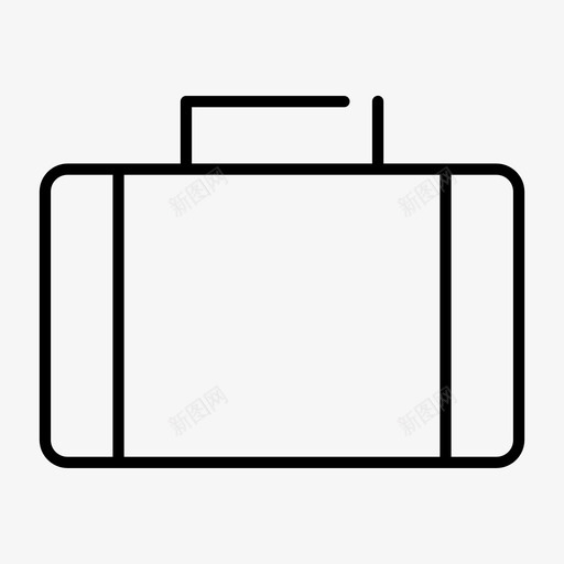 公文包集装箱行李图标svg_新图网 https://ixintu.com 公文包 度假用品 手提箱 旅行袋 行李 集装箱