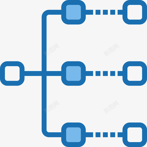 图表分析9蓝色图标svg_新图网 https://ixintu.com 分析 图表 蓝色