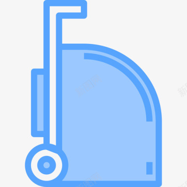 行李包5蓝色图标图标