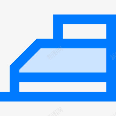 熨斗卧室3蓝色图标图标
