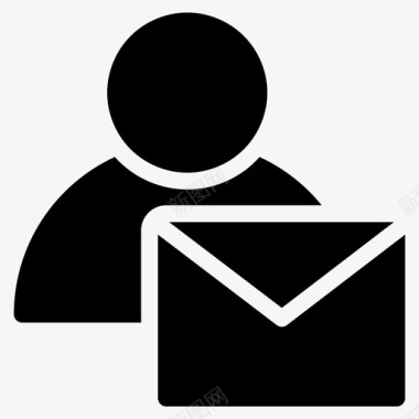 联系信息电子邮件用户图标图标