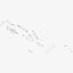 所罗门标志所罗门群岛边界国家图标高清图片