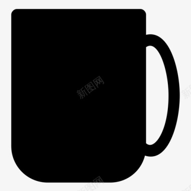 茶杯咖啡杯热茶图标图标