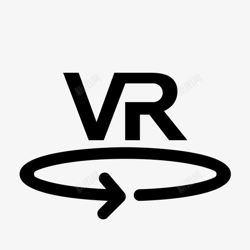 vr360ar图标svg_新图网 https://ixintu.com 360 ar vr 现实 眼镜