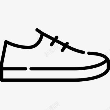 运动鞋衣服72直线型图标图标