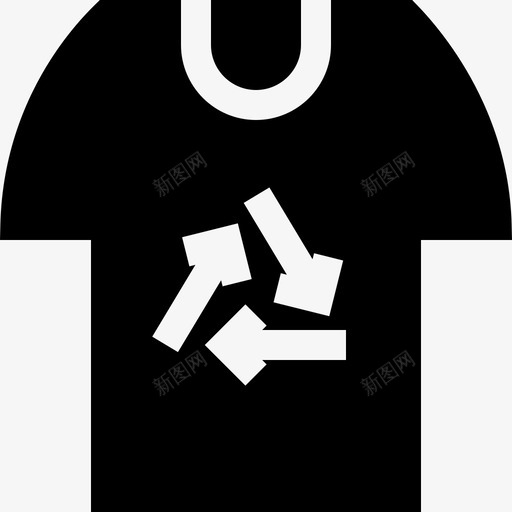 衬衫回收3填充图标svg_新图网 https://ixintu.com 回收3 填充 衬衫