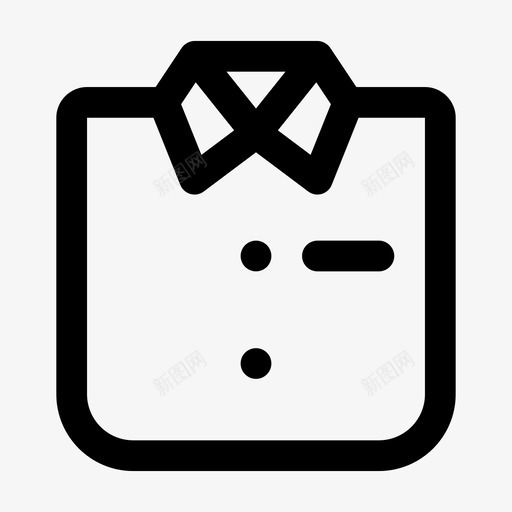 衬衫服装男士图标svg_新图网 https://ixintu.com jumpicon电子商务大胆线 服装 男士 衬衫