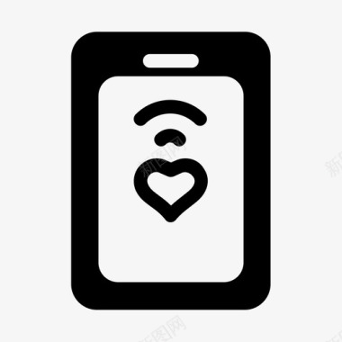 智能手机手机爱情图标图标
