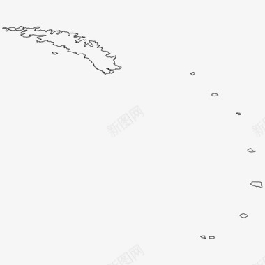 南乔治亚和南桑威奇群岛边界国家图标图标
