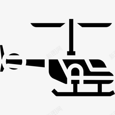 直升机八月运输3号实心图标图标