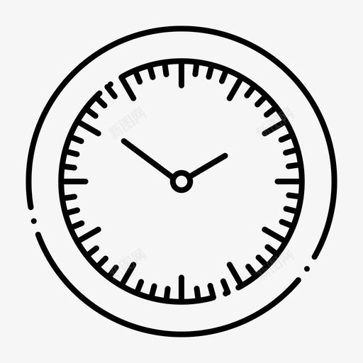 时间时钟分钟图标svg_新图网 https://ixintu.com web界面febcollectionv3 分钟 手表 时钟 时间 计时器
