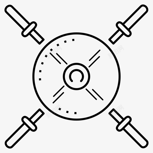 健身房杠铃哑铃图标svg_新图网 https://ixintu.com 举重 健身 健身房 哑铃 杠铃