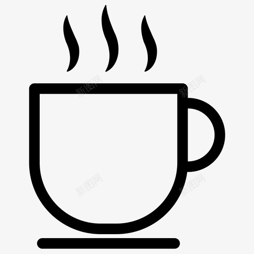 咖啡碎咖啡玻璃杯图标svg_新图网 https://ixintu.com 办公室 咖啡 商务 玻璃杯 碎咖啡