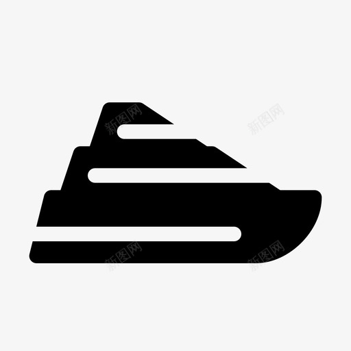 雅奇船帆船图标svg_新图网 https://ixintu.com 帆船 平面图标运输 海洋 船 雅奇