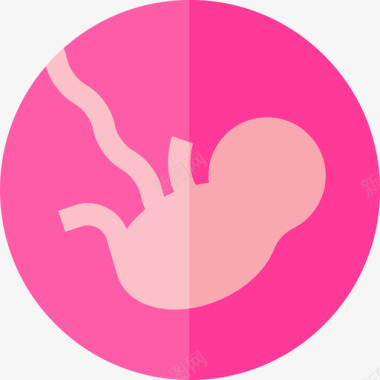 胎儿产妇11扁平图标图标