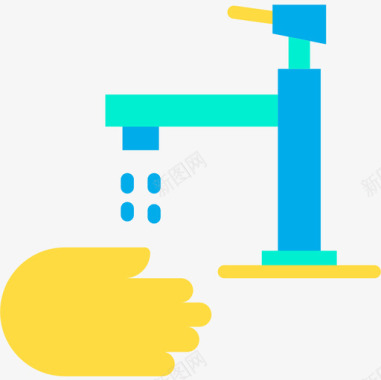 手洗卫生20平的图标图标
