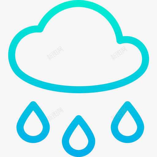 雨自然60度坡度图标svg_新图网 https://ixintu.com 坡度 自然60度 雨