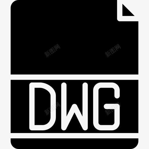 Dwg文件扩展名4填充图标svg_新图网 https://ixintu.com Dwg 填充 文件扩展名4