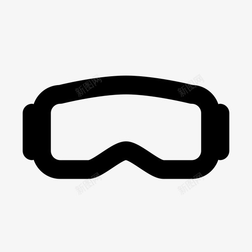运动眼镜滑雪眼镜滑雪板图标svg_新图网 https://ixintu.com 便利设施 滑雪板 滑雪眼镜 运动服 运动眼镜