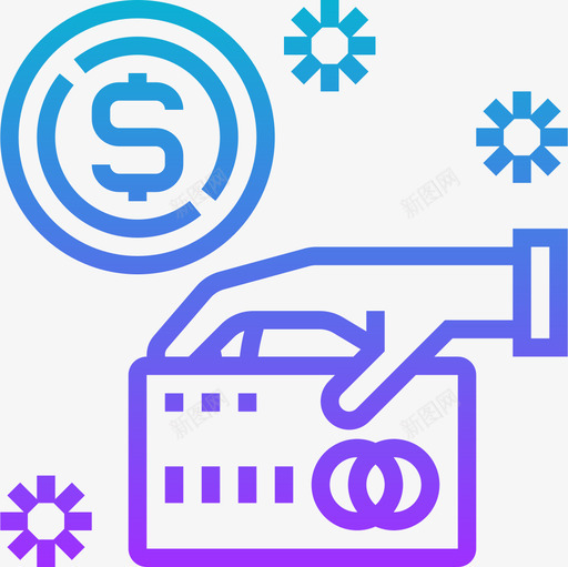信用卡54号餐厅gradient图标svg_新图网 https://ixintu.com 54号 gradient 信用卡 餐厅