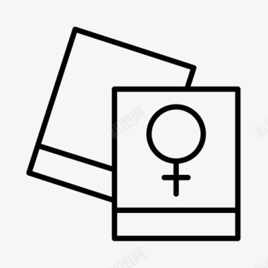 女性照片激进主义活动家图标图标