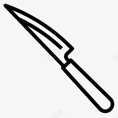 刀刀刃食物图标图标