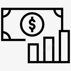 余款支出收入钱图标高清图片