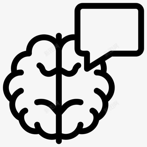 大脑信息头脑风暴创造性大脑图标svg_新图网 https://ixintu.com 交流 会议 信息 商业 场所 大脑 工作 工作场 心理 沟通 线路